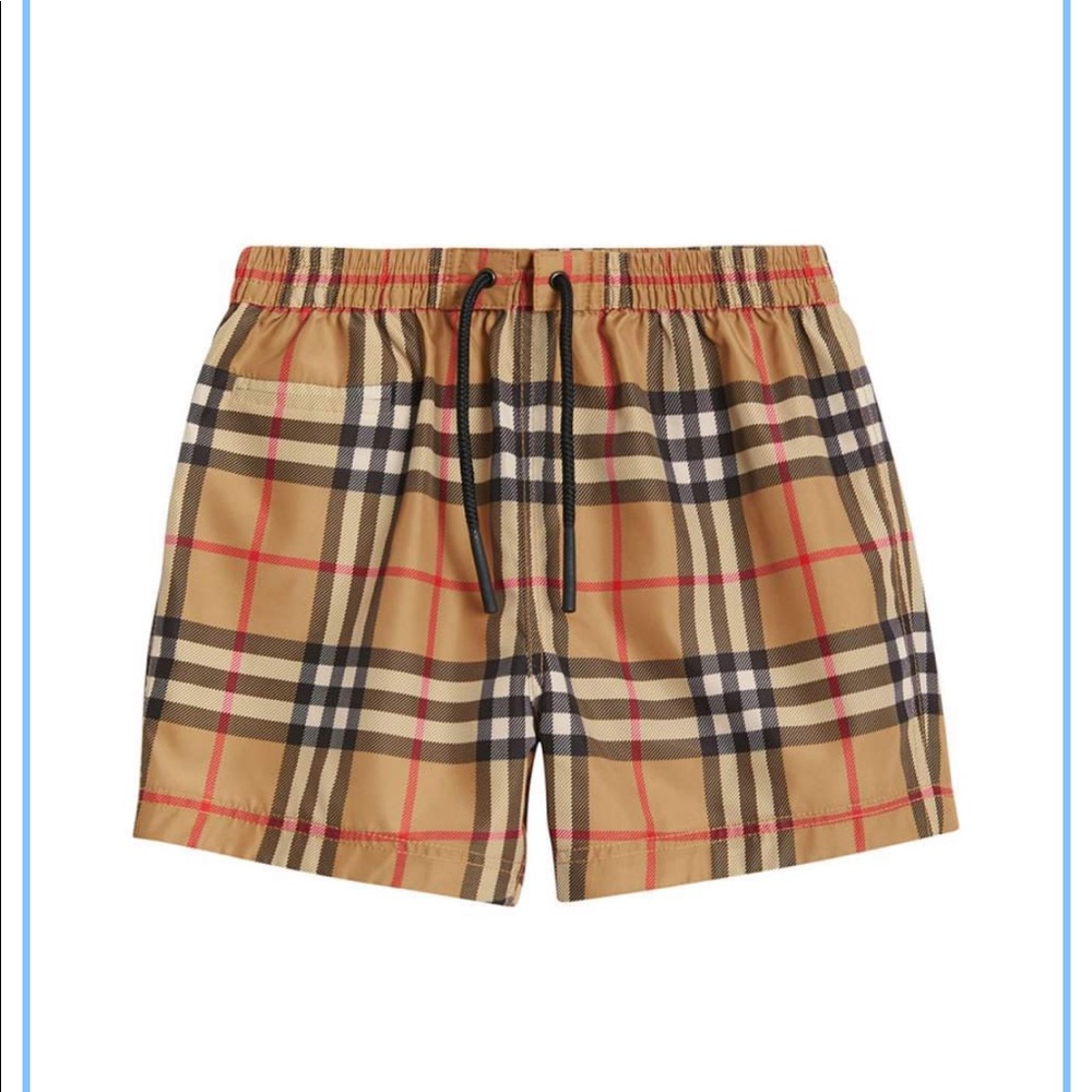 Burberry baby swim trunks